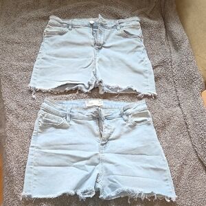 Ardene Light Wash Jean Shorts